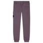 Cotton Fleece Cargo Pants - Magenta