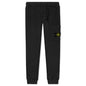 Cotton Fleece Cargo Pants - Black