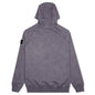 Dust Color Treatment Zip Sweatshirt - Magenta Melange