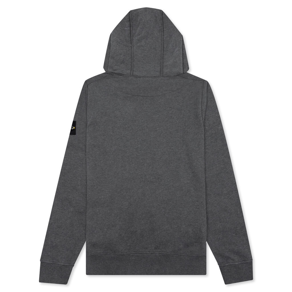 Hooded Sweatshirt - Melange Dark Grey