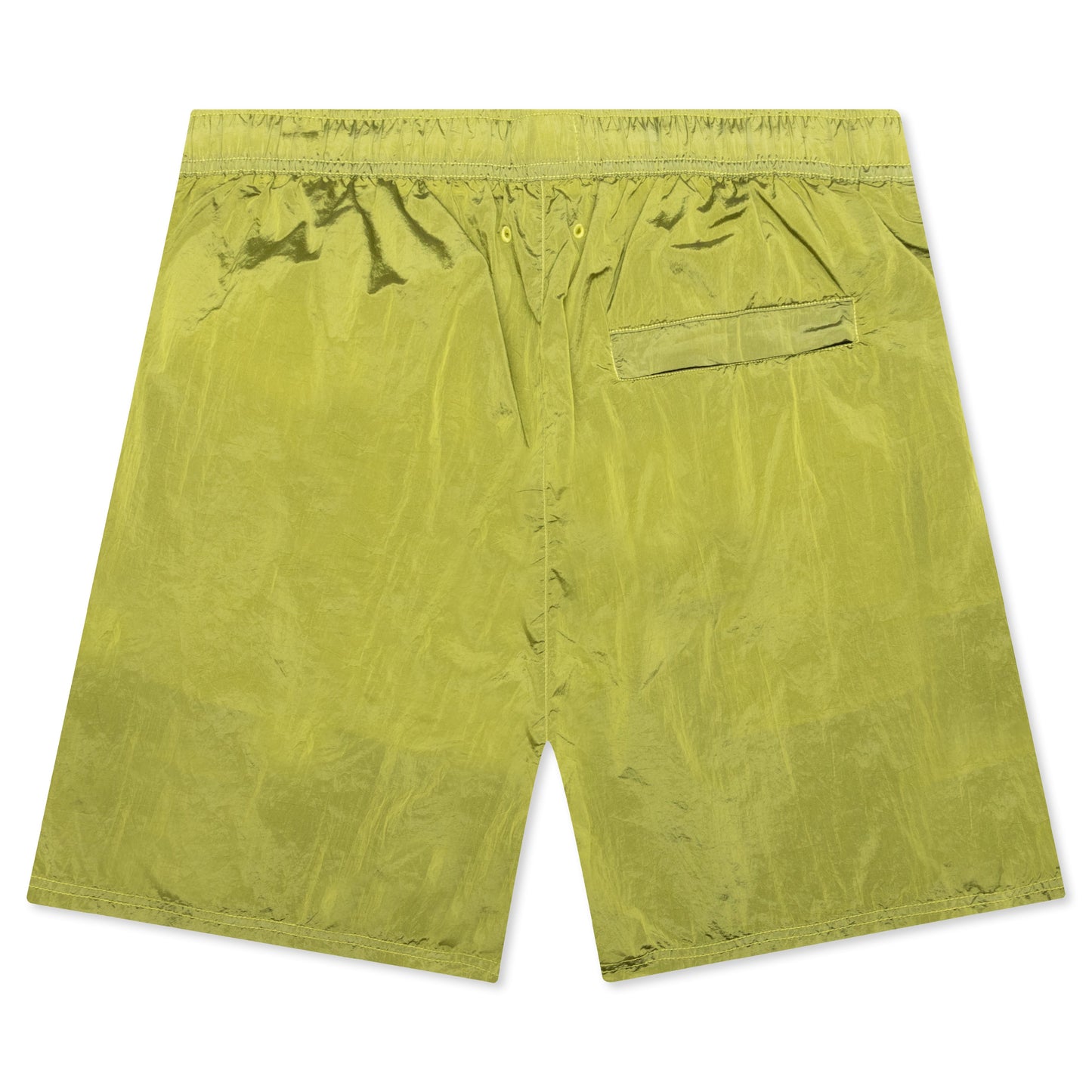 Nylon Metal Shorts - Lemon