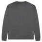 Patch Logo L/S Tee - Melange Dark Grey