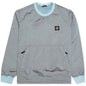 Poly-Colour Frame-TC Crewneck Sweatshirt - Aqua