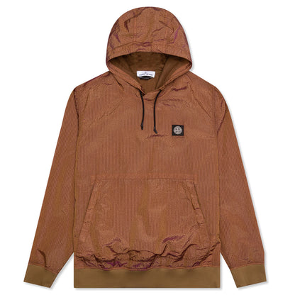 Poly-Colour Frame-TC Hoodie - Tobacco