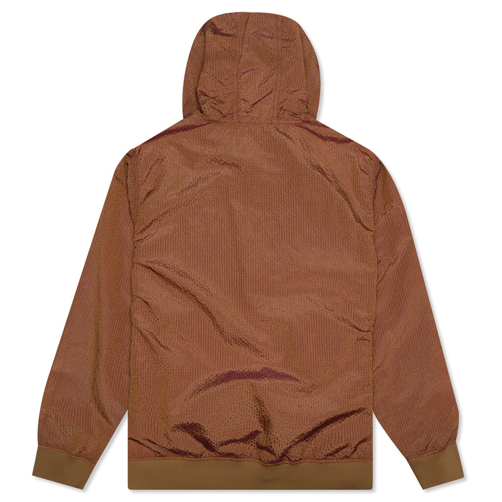 Poly-Colour Frame-TC Hoodie - Tobacco