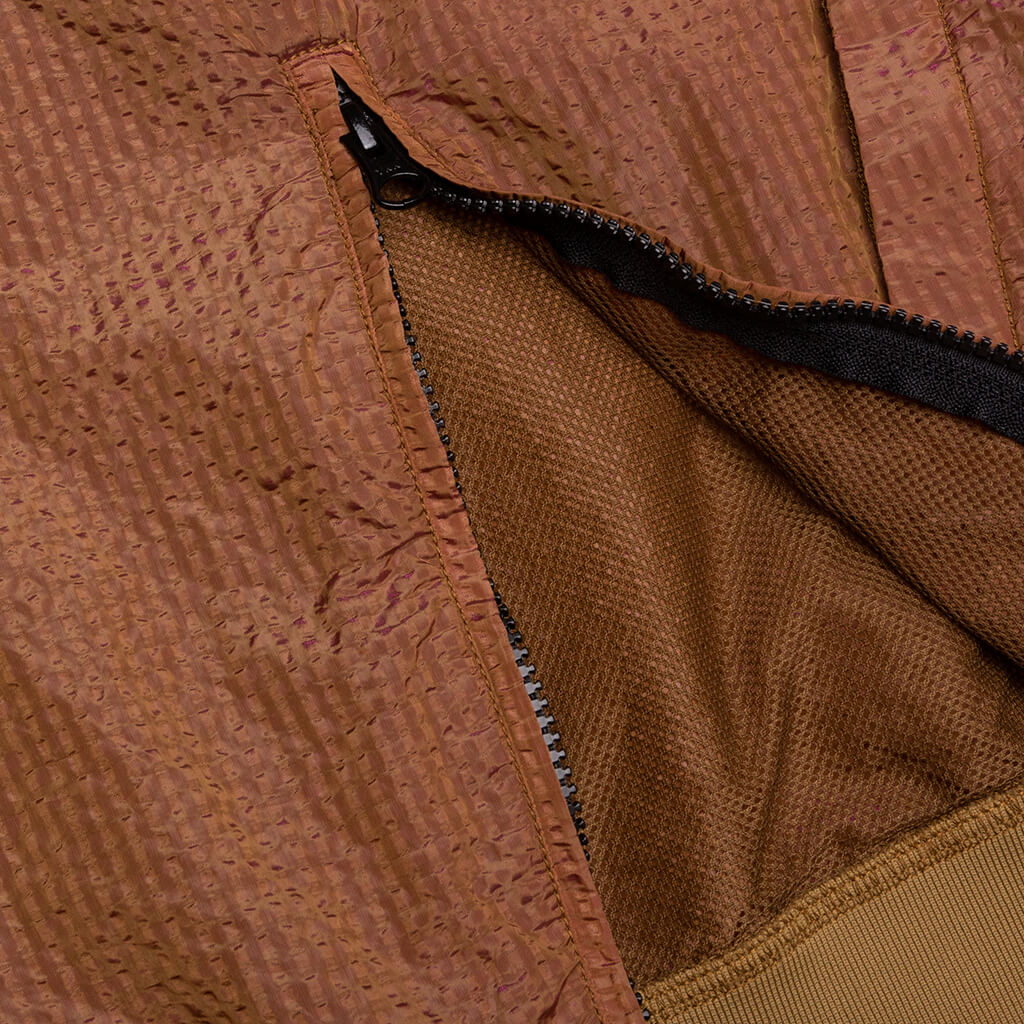 Poly-Colour Frame-TC Hoodie - Tobacco