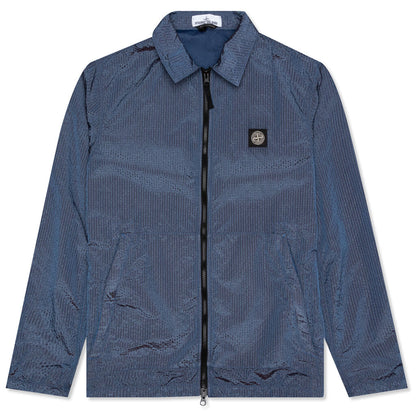 Poly-Colour Frame-TC Overshirt - Periwinkle