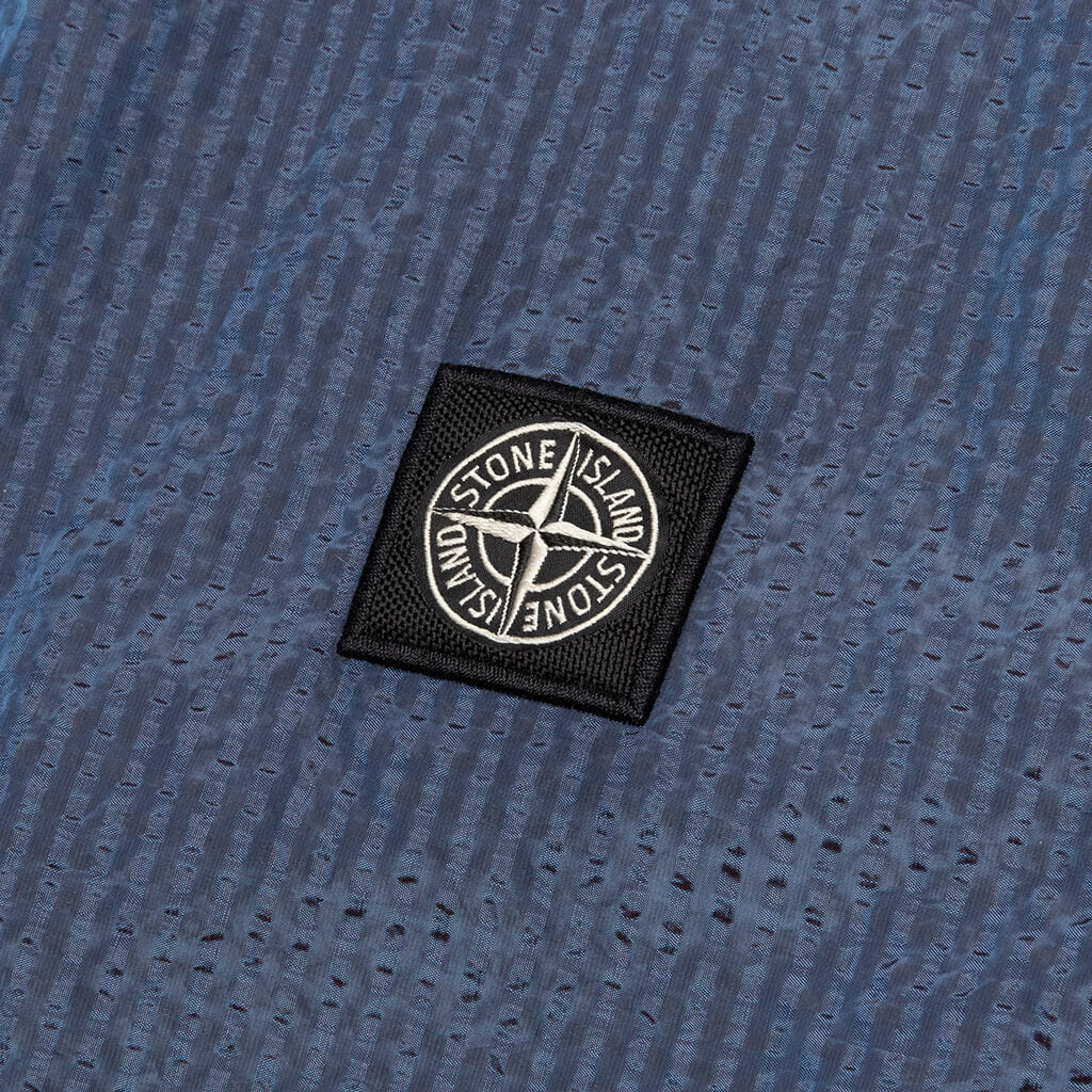 Poly-Colour Frame-TC Overshirt - Periwinkle