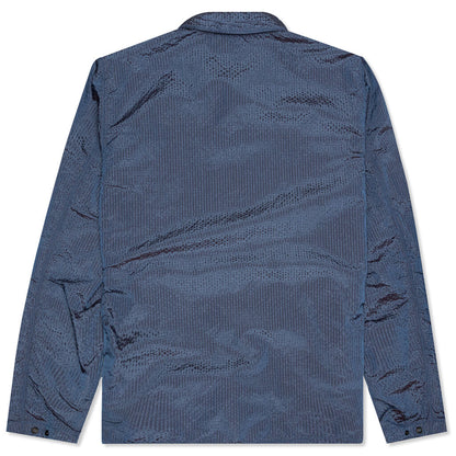 Poly-Colour Frame-TC Overshirt - Periwinkle