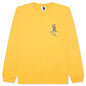 Stop Worrying L/S Tee - Mustard