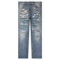 Straight Fit 5 Pocket Trousers - Light Blue