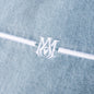 Straight Fit Aloha Patch Jean - Faded Indigo