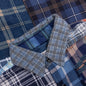Straight Hem Flannel Shirt - Assorted