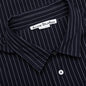 Stripe Button-Up Shirt - Navy/White