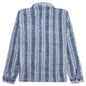 Stripe Sherpa Shirt - Indigo