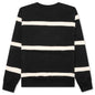 Stripe Sweatshirt - Black/Natural