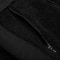 Sherpa Paneled Hooded Jacket - Black