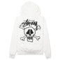 Skull & Bones Pigment Dyed Hoodie - Natural