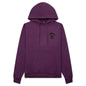 Skull & Bones Pigment Dyed Hoodie - Purple