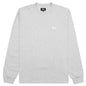 Stock Logo L/S Crew - Grey Heather
