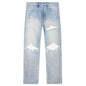 Suede Straight MX1 Jean - Antique Indigo