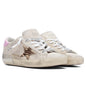 Women's Super Star Suede Upper Zebra Printed Star - Seed Pearl/Butter Brown Zebra/Orchid Pink