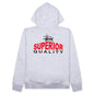 Superior Quality Zip Hoodie - Ash Heather