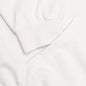 Reverse Applicated Stitch Logo Zipped Hoodie - Ecru