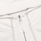 Reverse Applicated Stitch Logo Zipped Hoodie - Ecru