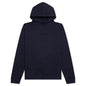 Tonal Upside Down Logo Hoodie - Blue/Tonal Embroidery