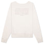 Reverse Applicated Stitch Logo Sweatshirt - Ecru