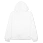 Painted On Collage Red Logo Hoodie - Lily White