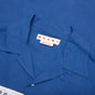 Poplin Bowling Shirt - Mazarine Blue