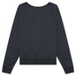 Reverse Applicated Stitch Logo Sweatshirt - Washed Black