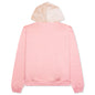 Faux-Fur Hood Sweatshirt UTC269 - Antique Rose