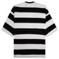 Cotton Jersey Multi Border T-Shirt - Black/Brown/White