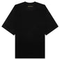 Slogan Print T-Shirt - Black