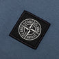 Compass Patch Logo S/S T-Shirt - Avio Blue