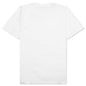 White Cotton T-Shirt With Gingham Logo - Lily White