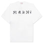 Pop Fields Logo T-Shirt - Lily/White