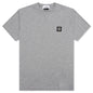 Compass Patch Logo S/S T-Shirt - Melange Grey