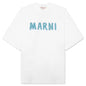 Scribble Logo Cotton T-Shirt - Lily White