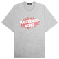 Glitter Knit T-Shirt - Top Gray