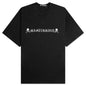 Boxy Logo Knit T-Shirt - Black