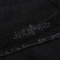 Tailored Denim Shorts - Black