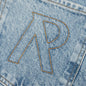 Tailored Denim Shorts - Blue