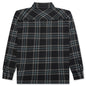 Tartan Check Shirt LS - Black