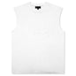 Textured Jersey Sleeveless - White