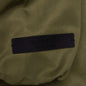 Textured Nylon Hooded Coaches Jacket - Military