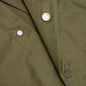 Textured Nylon Hooded Coaches Jacket - Military